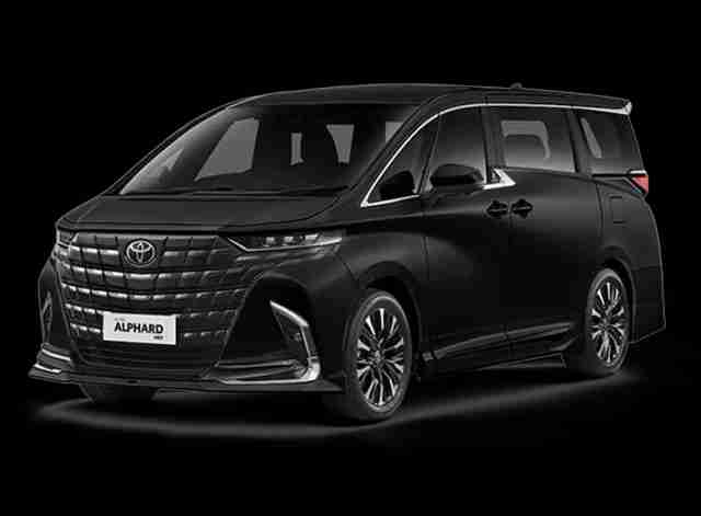 Warna Mobil Toyota All New Alphard Bagian Depan