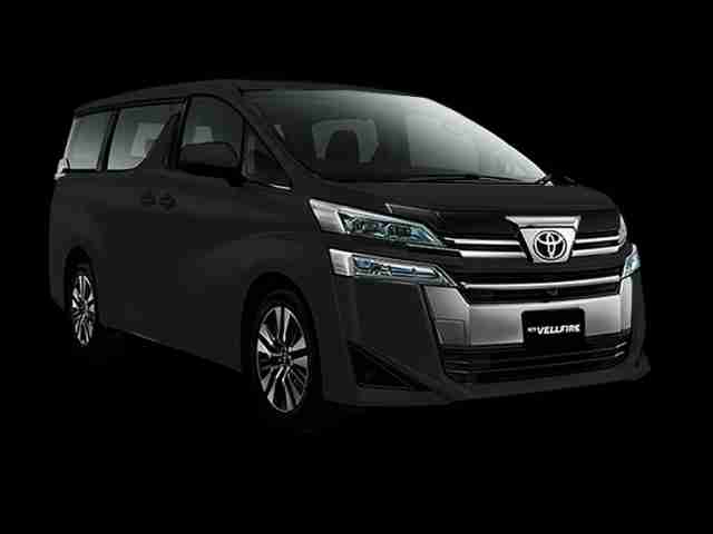 Warna Mobil Toyota Vellfire Bagian Depan