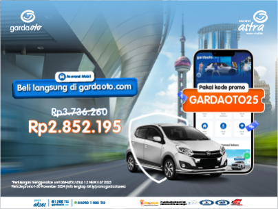 Promo Garda Oto Beli Asuransi Bisa Hemat hingga 25%!