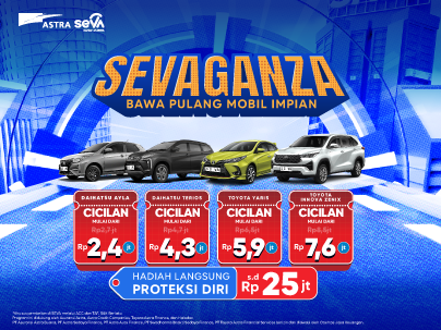 SEVAGANZA! Bawa Pulang Mobil Impian Kamu Sekarang Juga dari SEVA