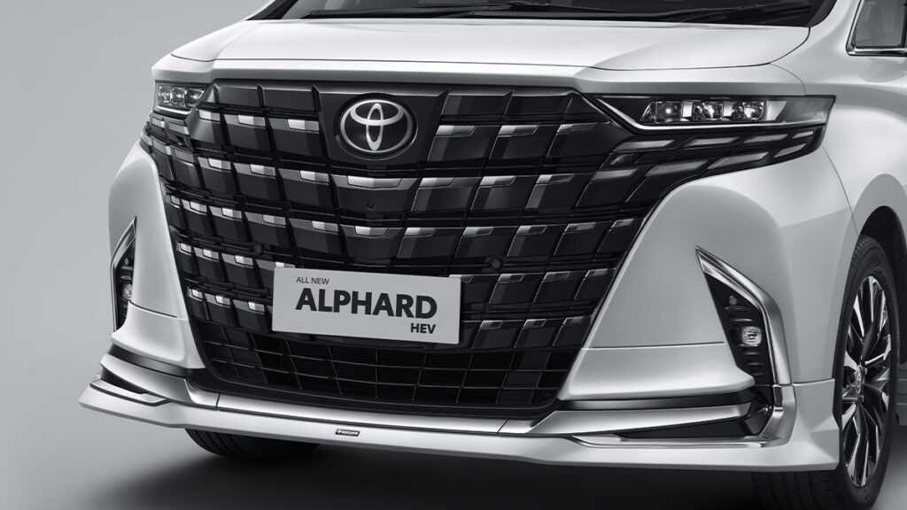 grill toyota new alphard