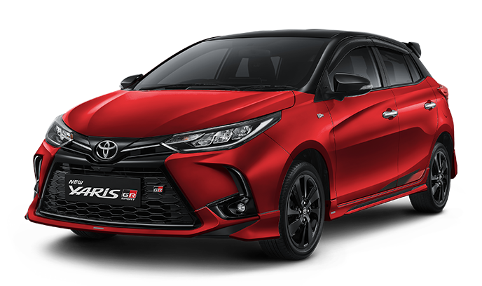 Pilihan warna Toyota New Yaris Black Red Mica Metallic